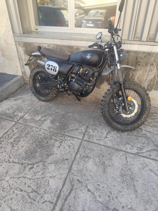 MITT 125CC Enduro Moto Negra/Gris