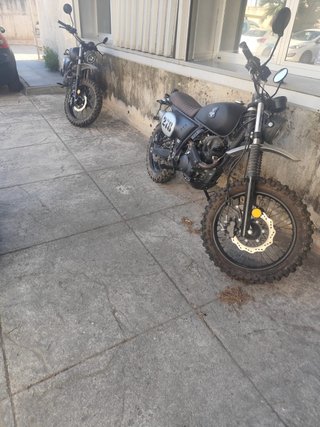 MITT 125CC Enduro Moto Negra/Gris