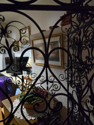 Biombo de Hierro Forjado Decorativo