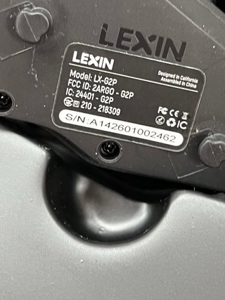 LEXIN 2X G2P Intercomunicador Casco Moto#002462