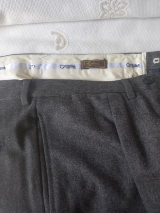 Pantalón de vestir gris CORINA