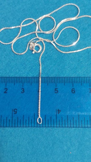 Cadena de 45cm de Plata de Ley