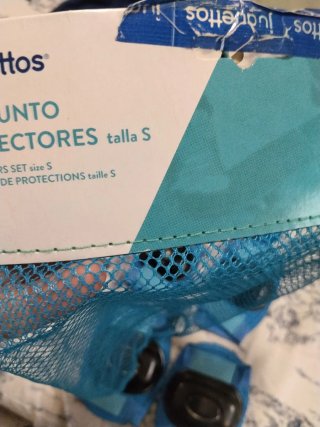 Conjunto rodilleras, coderas y muñequeras azul