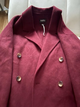 Abrigo Farhi by Nicole Farhi Rojo