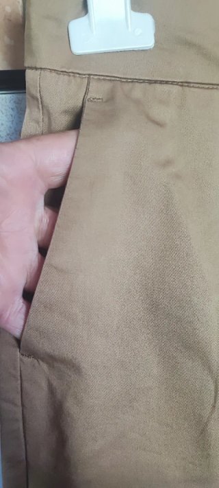 Pantaloni uomo Zara beige in cotone