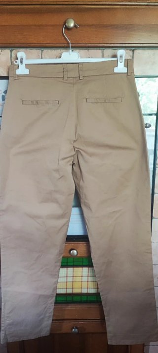 Pantaloni uomo Zara beige in cotone
