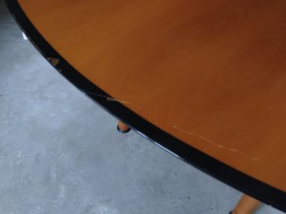 Mesa de roble macizo para reuniones