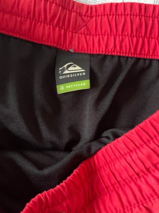 Bañador Quiksilver Talla 14 Rojo