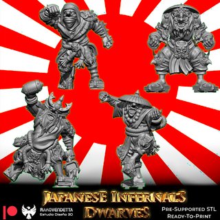 Equipo Infernal Dwarves Wargames
