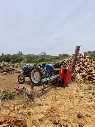 Procesadora de leña