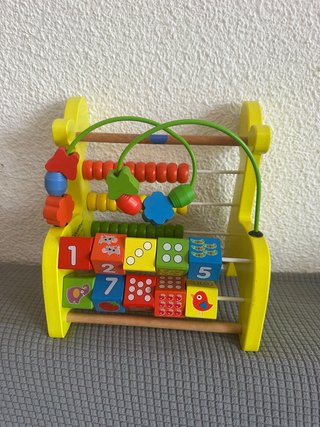 Ábaco de madera para bebés