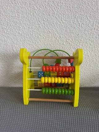 Ábaco de madera para bebés