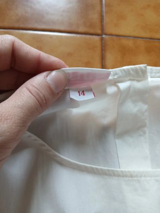 Maglia bianca ragazza