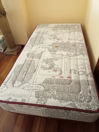 Cama individual 1.81 x 0.92 m