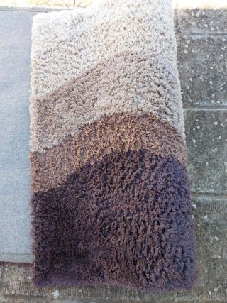 Tappeto Space Age Marrone/Beige/Biola