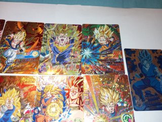 Lote 9 cartas Dragon Ball Heroes