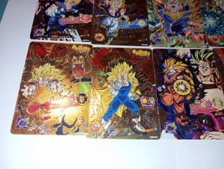 Lote 9 cartas Dragon Ball Heroes