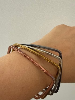 Pulseras Antonio Miró Cuadradas