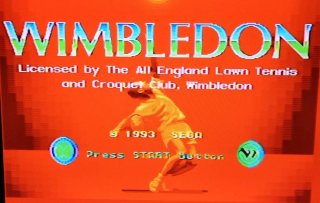 Wimbledon Sega Mega Drive