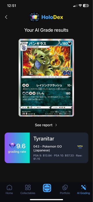 Carta Pokémon Japonesa - Tyranitar V