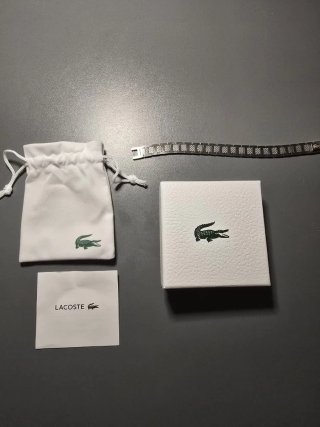 Pulsera Lacoste Plata