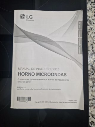 Microondas Grill LG Smart Inverter 1000W