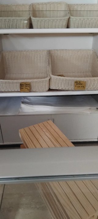 Ceste in vimini per panetteria, varie misure