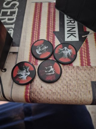 Tokens Acrílicos Nemesis Retaliation