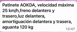 Patinete Eléctrico AOKDA