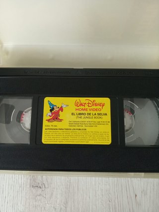 VHS El Libro de la Selva Disney Clásicos