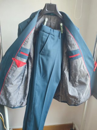 Traje azul petroleo 42 boda nuevo