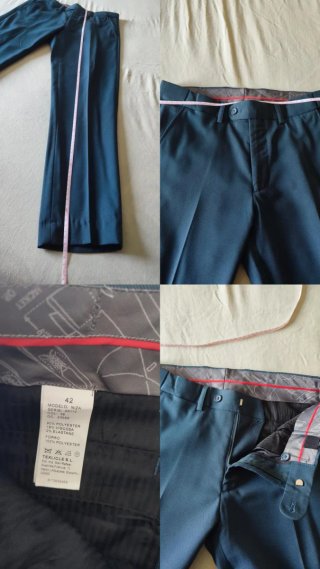 Traje azul petroleo 42 boda nuevo