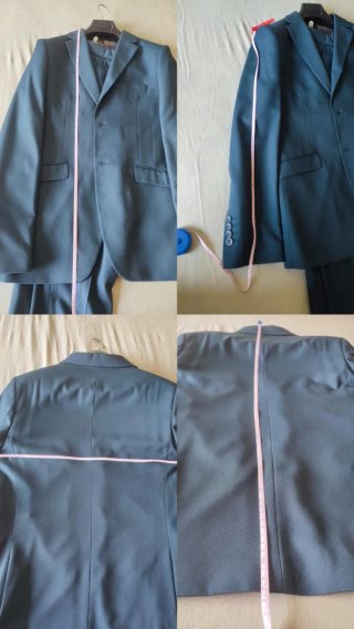 Traje azul petroleo 42 boda nuevo