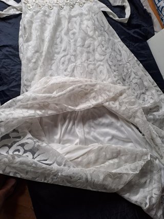 Traje NOVIA boda BORDADOS. Punto y transparencias