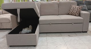 Sofá Cama Luke, con Chaiselong, Cómodo ¡EN OFERTA!