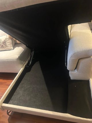 Sofá Chaise Long Beige