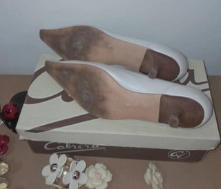 Zapatos de salón blancos Carvela