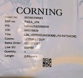 13 Cables Fibra Óptica Monomodo LC-LC 2m