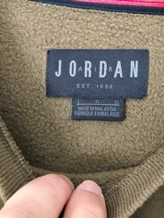 Sudadera Jordan Verde Militar