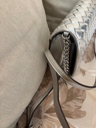 Michael Kors Tracollina Argento Intrecciata