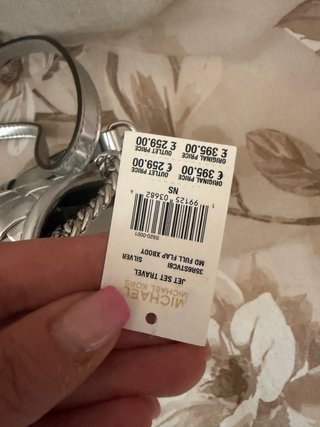 Michael Kors Tracollina Argento Intrecciata