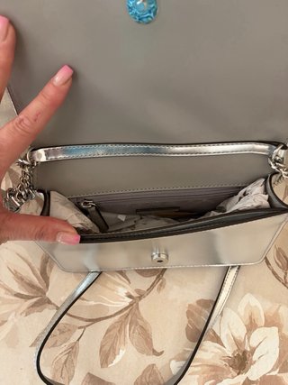 Michael Kors Tracollina Argento Intrecciata
