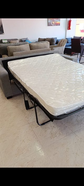 Sofá Cama 3 Plazas Italia 180cm Gris