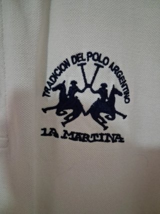 Polo La Martina Blanco