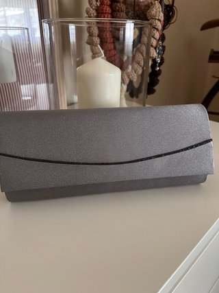 Bolso de fiesta plateado