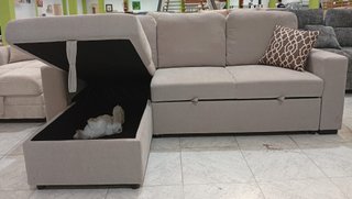 Sofá Cama Luke, con Chaiselong, Cómodo ¡EN OFERTA!