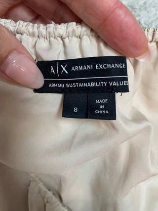 Vestido largo beige Almami Exchange