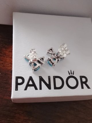 Pendientes Pandora Lazos Azules