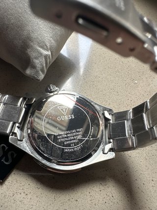 Reloj Guess Azul y Plateado  Original