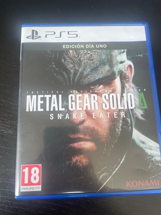 Metal Gear Solid Delta Snake Eater PS5